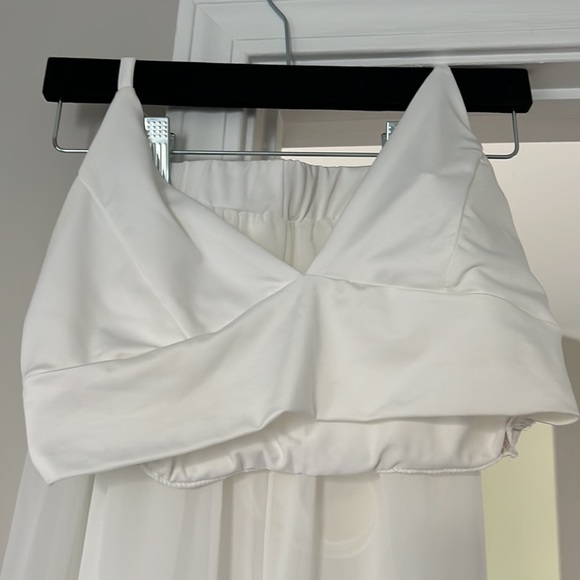 Women's Summer Hight Split Flowy Long Maxi skirt and tank top - Picture 2 of 4